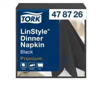 DINERSERVET TORK LINSTYLE PREMIUM ZWART