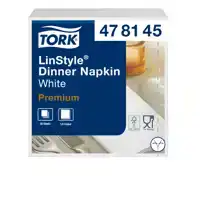 DINNERSERVET TORK LINSTYLE 1LAAGS WIT