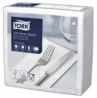 DINERSERVET TORK 39X39CM 100ST WIT