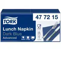 SERVET TORK 33X33CM DONKERBLAUW 200ST