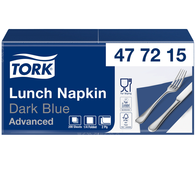 LUNCHSERVET TORK ADVANCED VIERDEVOUW