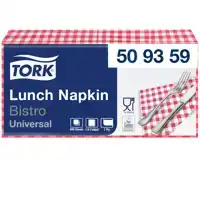 SERVET TORK BISTRO 32X32CM 400ST ROOD