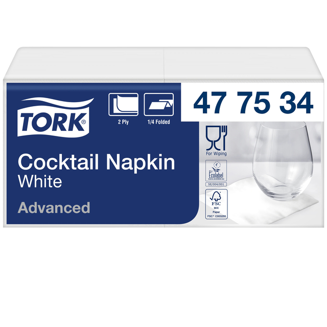 COCKTAILSERVET TORK ADVANCED 2LAAGS 200