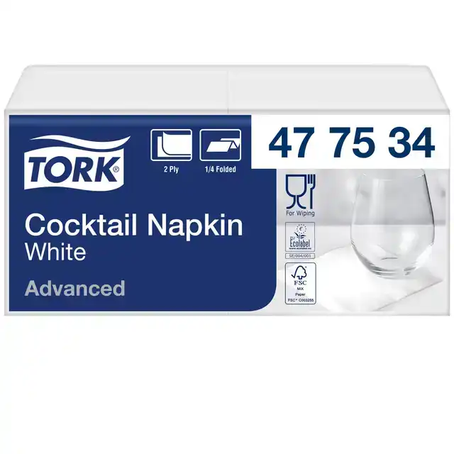 COCKTAILSERVET TORK ADVANCED 2LAAGS 200