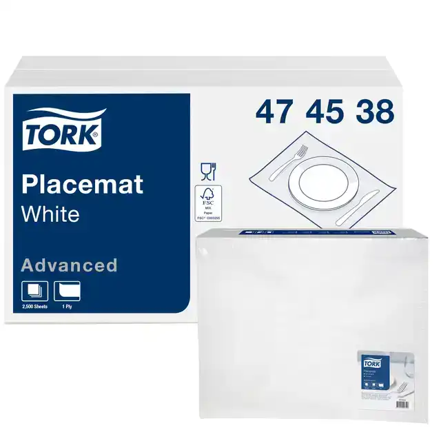 PLACEMAT TORK ADVANCED 1LAAGS 420X270MM