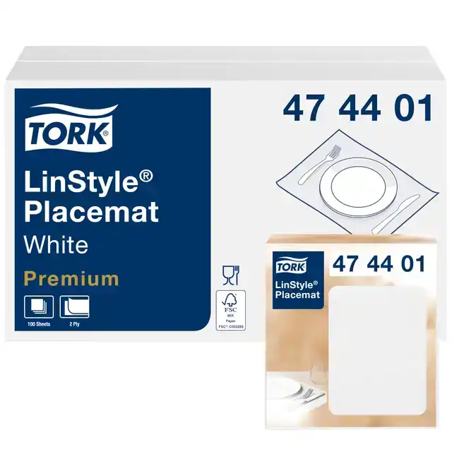 PLACEMAT TORK LINSTYLE PREMIUM 2LAAGS