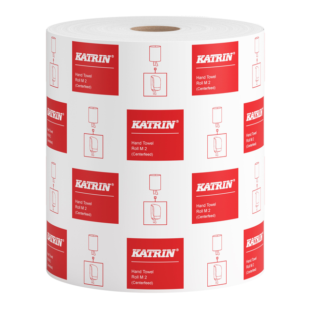 POETSPAPIER KATRIN MEDIUM 2-LAAGS WIT