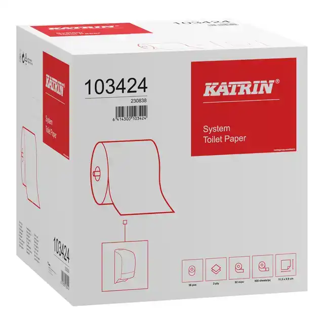 TOILETPAPIER KATRIN SYSTEEMROL 2LAAGS