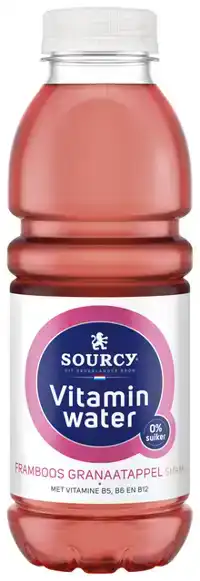 VITAMINWATER SOURCY FRAMBOOS GRANAATAP. 50CL. A