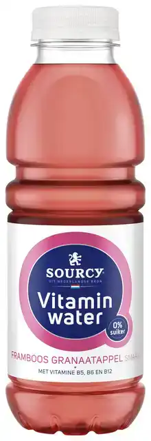 VITAMINWATER SOURCY FRAMBOOS GRANAATAP. 50CL. A