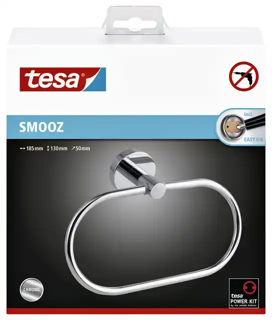 HANDDOEKRING TESA SMOOZ VERCHR ZELFKL