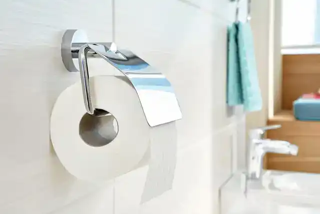 TOILETROLHOUDER MET DEKSEL TESA SMOOZ