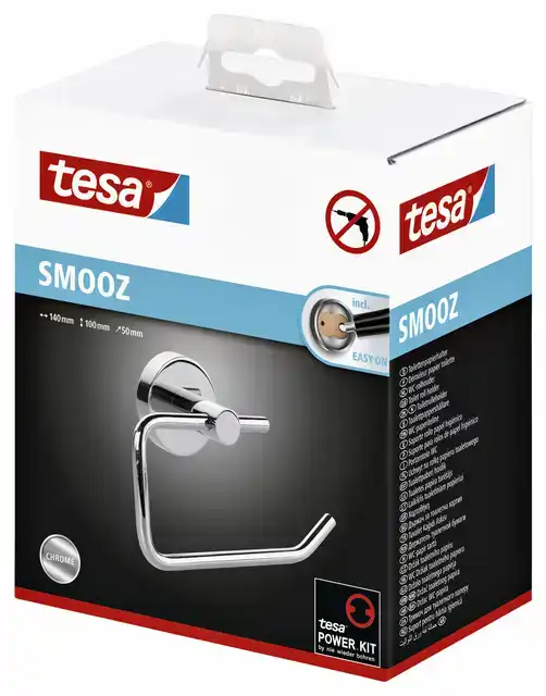 TOILETROLHOUDER TESA VERCHR METAAL