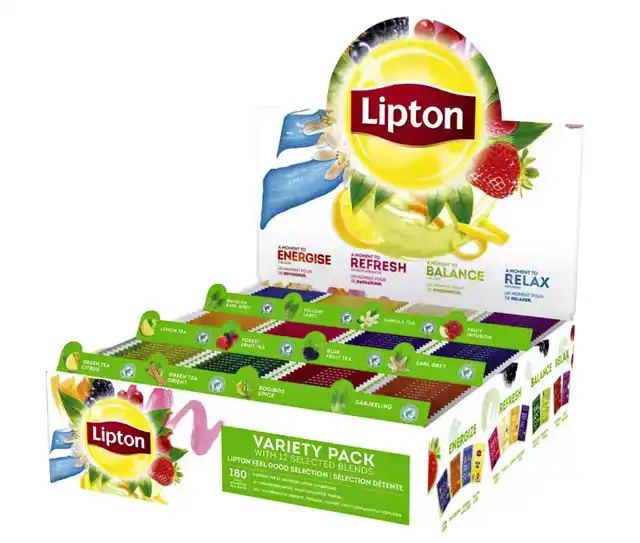 THEE LIPTON ASSORTIMENTSBOX 12X15STUKS
