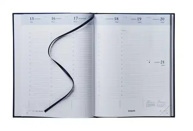 AGENDA 2026 BREPOLS TIMING 7D/2P ZWART