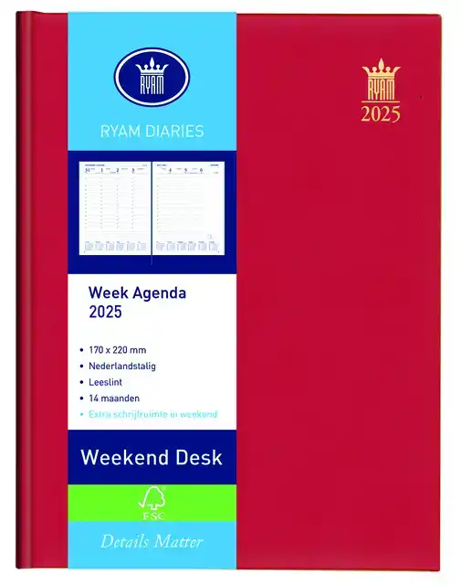 AGENDA 2024 RYAM WEEKEND DESK LAZIO