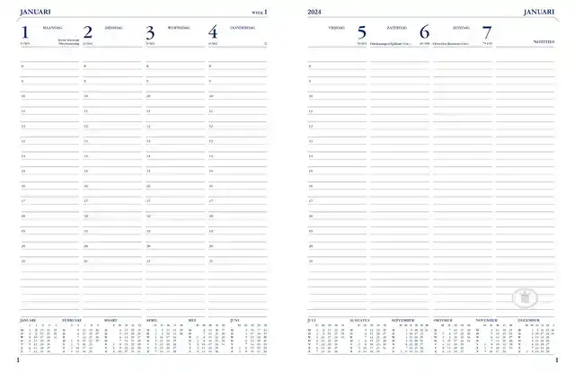 AGENDA 2024 RYAM WEEKEND DESK LAZIO