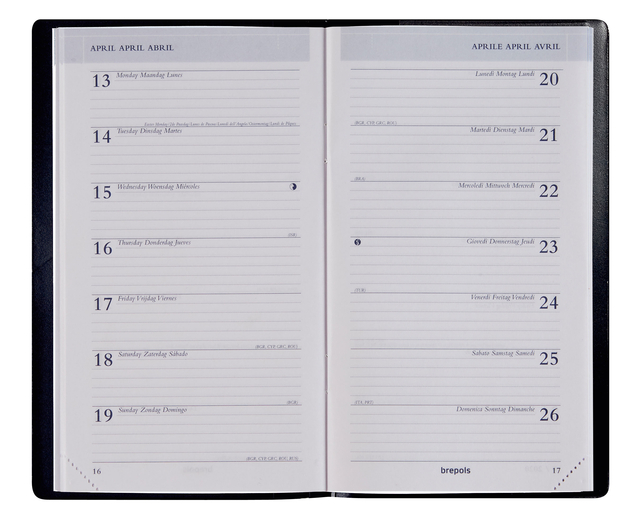 AGENDA 2025 BREPOLS BREPLAN SETA 7D/1P