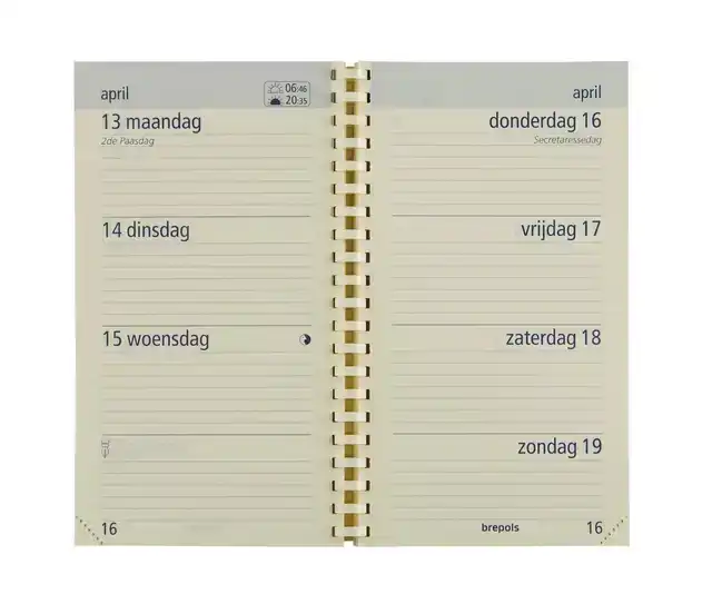 AGENDAVULLING 2026 BREPOLS OPT POCKET