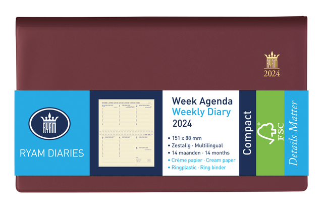 AGENDA 2027 RYAM COMPACT SUPREMA 7D/2P
