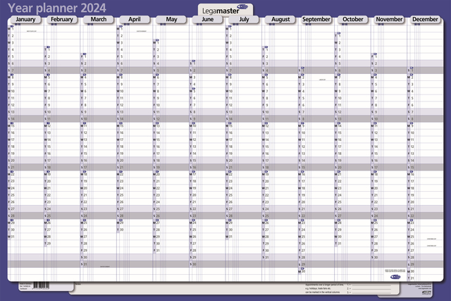 JAARPLANNER 2025 LM 1 PERSOON 90X60CM