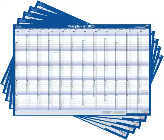 JAARPLANNER 2027 LM 1 PERSOON 90X60CM