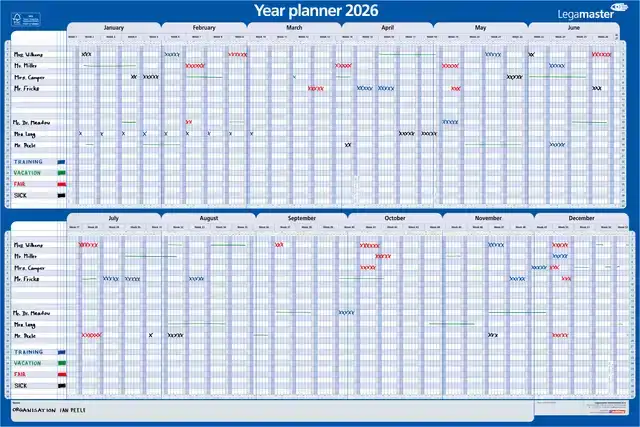 PROJECTPLANNER 2027 LM 90X60CM HOR