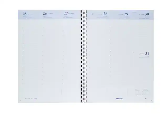 AGENDAVULLING 2026 BREPOLS TIMING 7D/2P