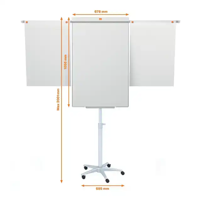 FLIPOVER MOBIELE NOBO MET UITSCHUIFBAAR