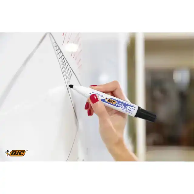 WHITEBOARDMARKER BIC 1701 ROND L ZWART