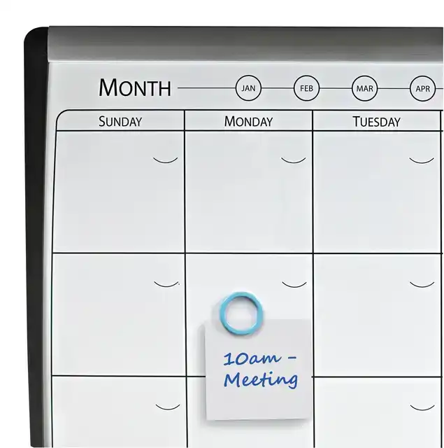 WHITEBOARD NOBO PLANNER PRIKBORD