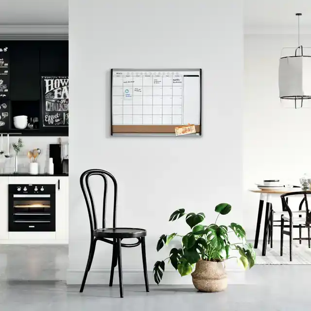WHITEBOARD NOBO PLANNER PRIKBORD