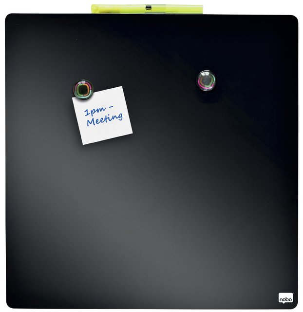 WHITEBOARD NOBO TEGEL 36X36CM ZWART