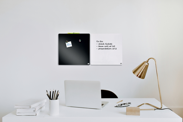 WHITEBOARD NOBO TEGEL 36X36CM WIT