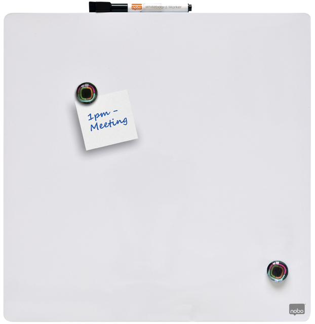 WHITEBOARD NOBO TEGEL 36X36CM WIT