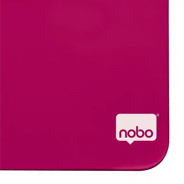 WHITEBOARD NOBO TEGEL 36X36CM ROZE