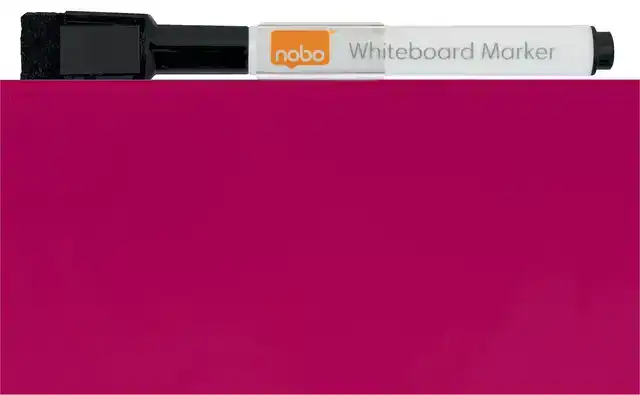 WHITEBOARD NOBO TEGEL 36X36CM ROZE