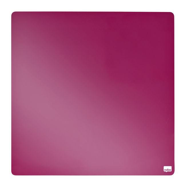 WHITEBOARD NOBO TEGEL 36X36CM ROZE