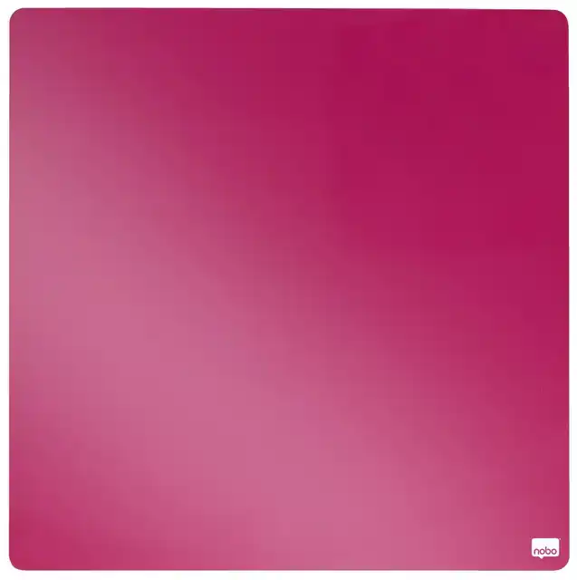WHITEBOARD NOBO TEGEL 36X36CM ROZE