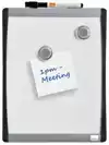 WHITEBOARD NOBO 28X21.5CM GEWELFD