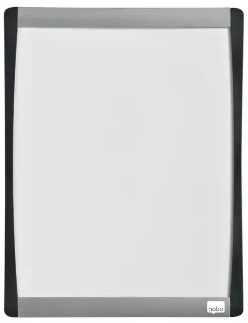 WHITEBOARD NOBO 28X21.5CM GEWELFD