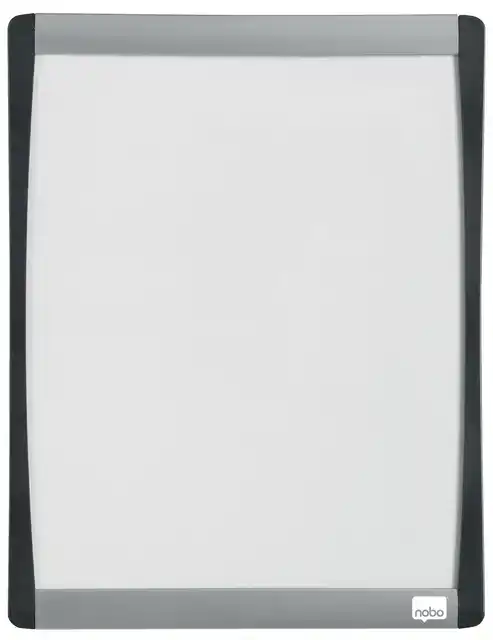 WHITEBOARD NOBO 28X21.5CM GEWELFD