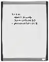 WHITEBOARD NOBO 35.5X28CM GEWELFD