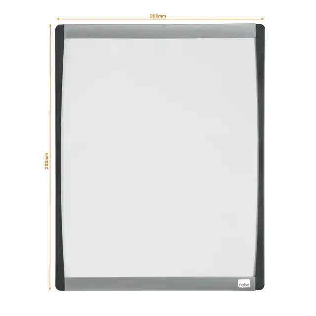 WHITEBOARD NOBO 35.5X28CM GEWELFD