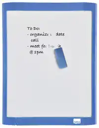 WHITEBOARD NOBO 21.6X28CM GELAKT