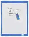 WHITEBOARD NOBO 21.6X28CM MAGNETISCH