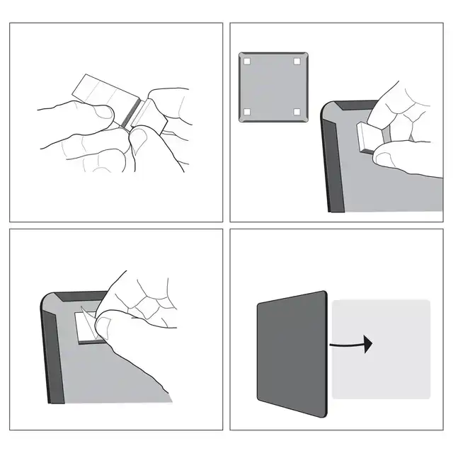 WHITEBOARD NOBO 21.6X28CM MAGNETISCH