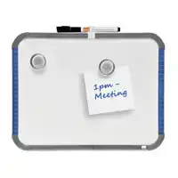 WHITEBOARD NOBO SLIM LINE 22X28CM WIT