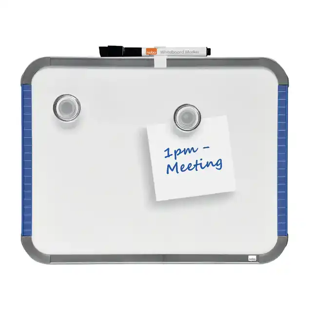 WHITEBOARD NOBO SLIM LINE 22X28CM WIT