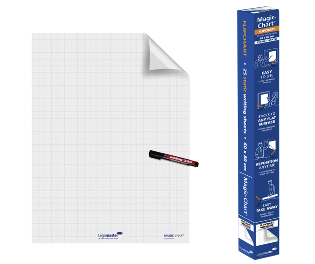 MAGIC CHART LEGAMASTER FLIP 600X800MM